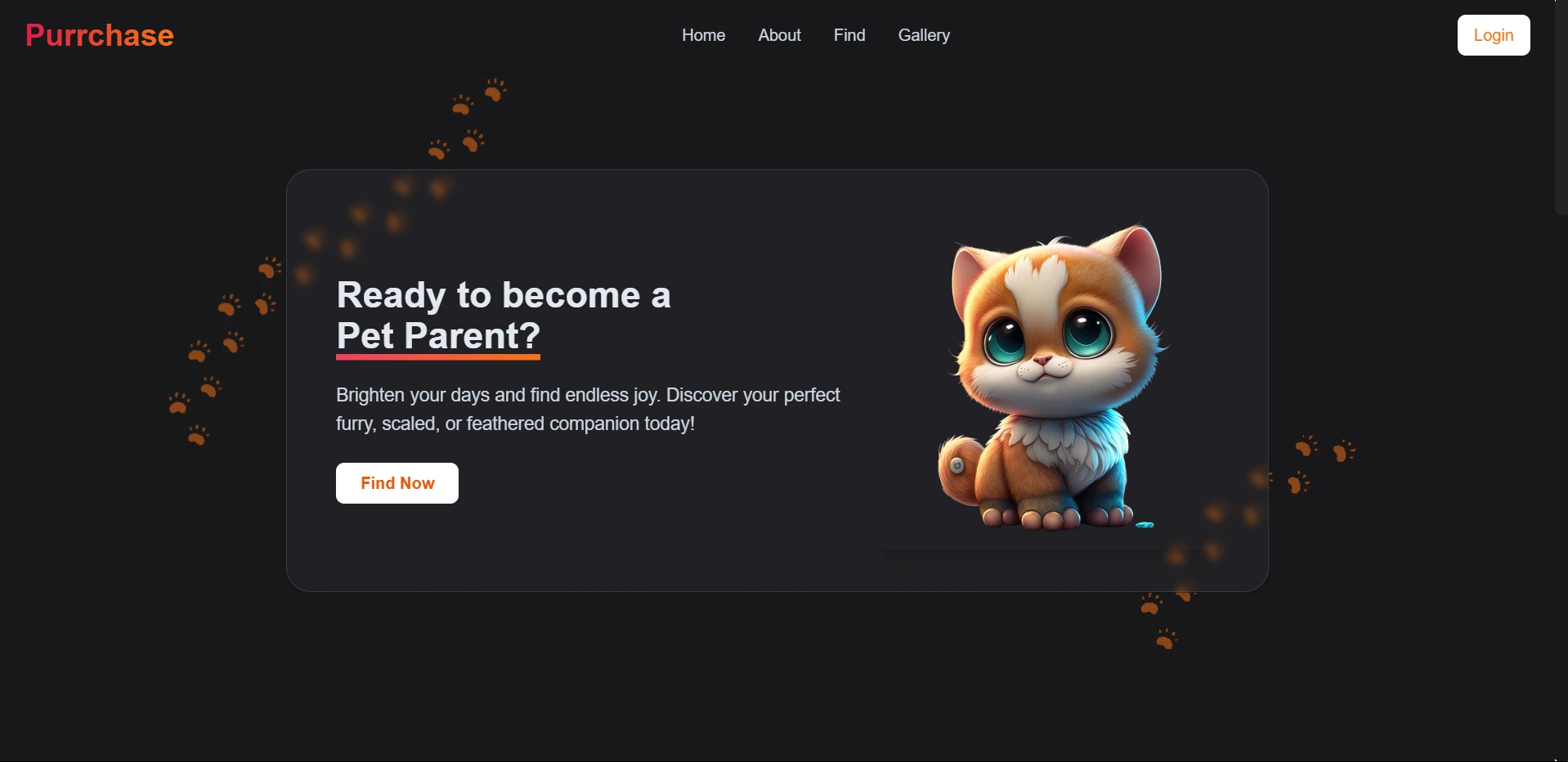 Purrchase Screenshot 1