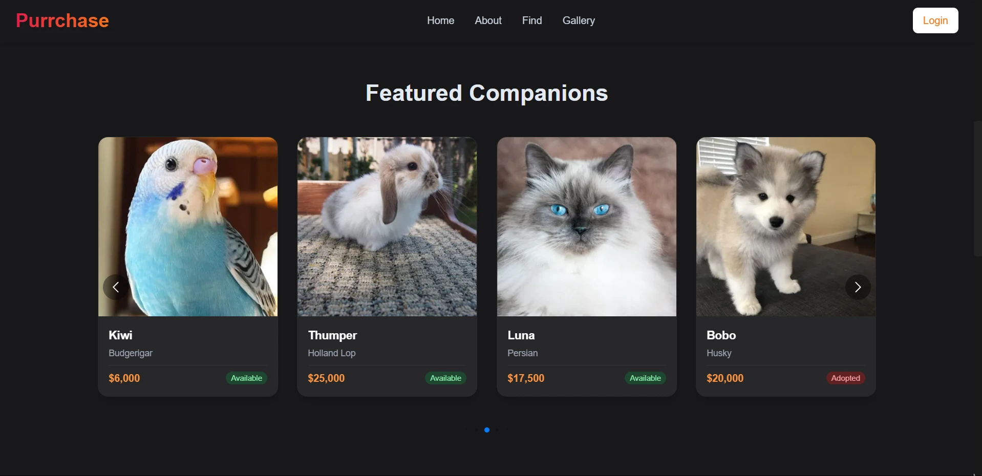 Purrchase Screenshot 2